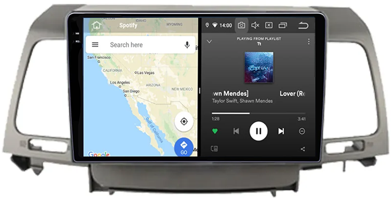 Navigatie dedicata Kia Opirus 2007-2008, Black, 12GB RAM 256GB ROM, Android 13, Rezolutie 2K, Display QLED, 9", DSP, Carplay, Android Auto, Internet, Youtube, Waze, Wi Fi, USB [4]