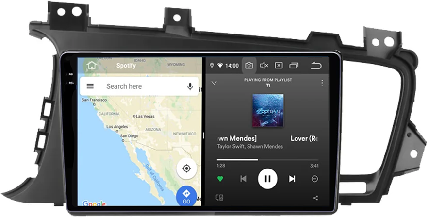 Navigatie dedicata KIA Optima 2011-2014, 12GB RAM 256GB ROM, Android 13, Rezolutie 2K, Display QLED, 9", DSP, Carplay, Android Auto, Internet, Youtube, Waze, Wi Fi, USB [3]