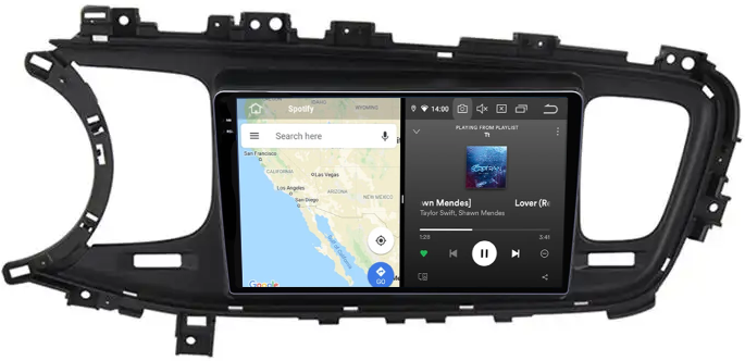 Navigatie dedicata Kia Optima K5 2013-2015, Black, 12GB RAM 256GB ROM, Android 13, Rezolutie 2K, Display QLED, 9", DSP, Carplay, Android Auto, Internet, Youtube, Waze, Wi Fi, USB [4]