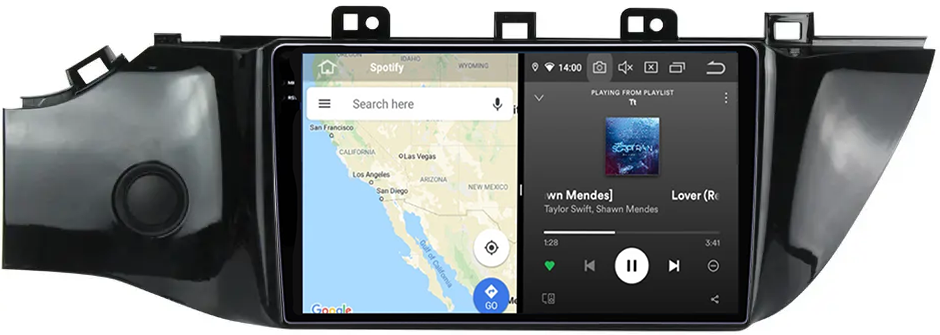 Navigatie dedicata KIA RIO 2016-2019, 12GB RAM 256GB ROM, Android 13, Rezolutie 2K, Display QLED, 9", DSP, Carplay, Android Auto, Internet, Youtube, Waze, Wi Fi, USB [3]