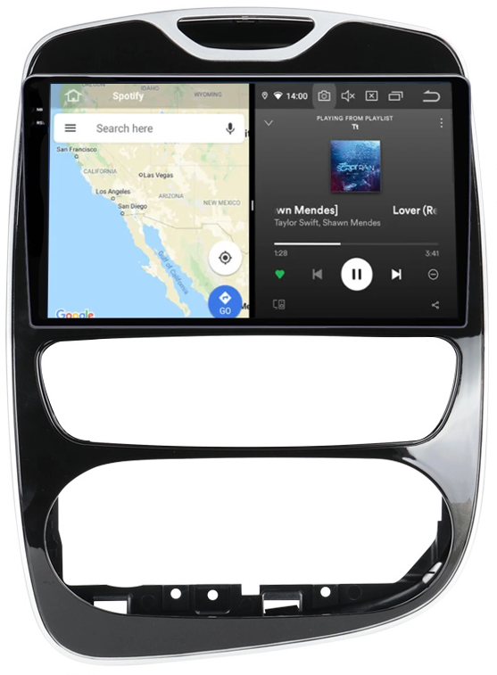 Navigatie dedicata Renault Clio 4 BH98 KH98 2012-2018, 12GB RAM 256GB ROM, Android 13, Rezolutie 2K, Display QLED, 10", DSP, Carplay, Android Auto, Internet, Youtube, Waze, Wi Fi, [2]