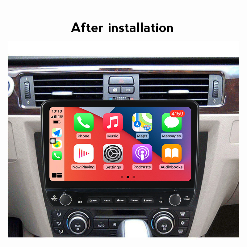 Navigatie dedicata BMW E90 cu butoane rotative model 2024, 9 Inch, 2GB RAM 32GB ROM, Quadcore, Android 13, WiFi, Bluetooth, Magazin Play [3]