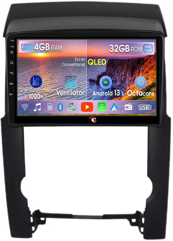Navigatie dedicata Kia Sorento 2 2009-2012, 10 Inch, 4GB RAM 32GB ROM, Octacore, QLED, DSP, RDS, 4G, Android 13, Bluetooth, Magazin Play [1]