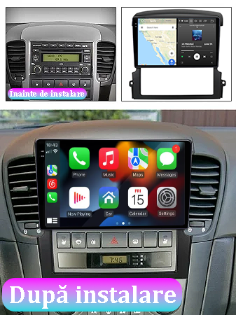 Navigatie dedicata Kia Sorento 2002-2011, 12GB RAM 256GB ROM, Android 13, Rezolutie 2K, Display QLED, 9", DSP, Carplay, Android Auto, Internet, Youtube, Waze, Wi Fi, USB [5]