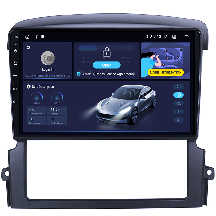 (Resigilata) Navigatie dedicata Kia Sorento 2002-2011, 2GB RAM 32GB ROM, Quad Core, Display 9" IPS Full HD, Carplay, Android 13, Bluetooth, Magazin Play, Suport camere AHD [6]