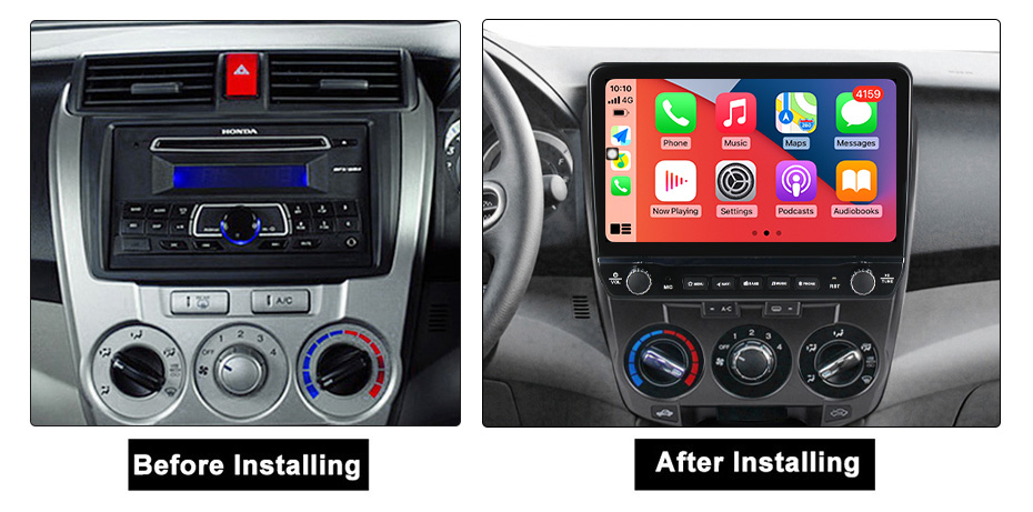 Navigatie dedicata Honda City 2008-2013 (B) cu butoane rotative model 2024, 10 Inch, 2GB RAM 32GB ROM, Quadcore, Android 13, WiFi, Bluetooth, Magazin Play [5]