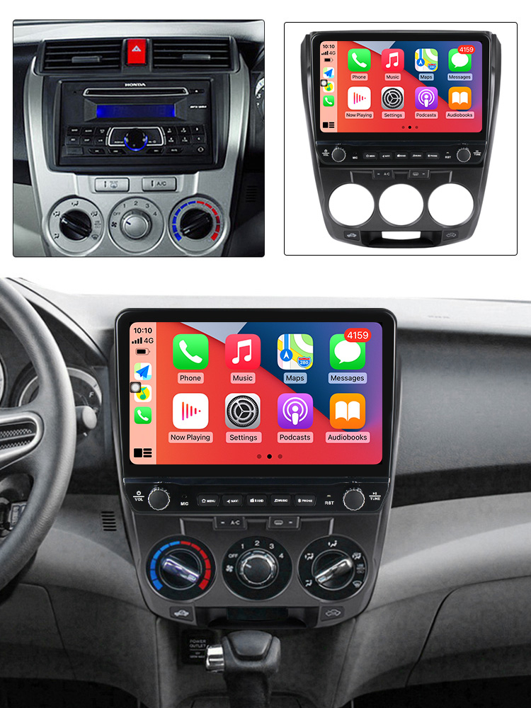 Navigatie dedicata Honda City 2008-2013 (B) cu butoane rotative model 2024, 10 Inch, 2GB RAM 32GB ROM, Quadcore, Android 13, WiFi, Bluetooth, Magazin Play [4]
