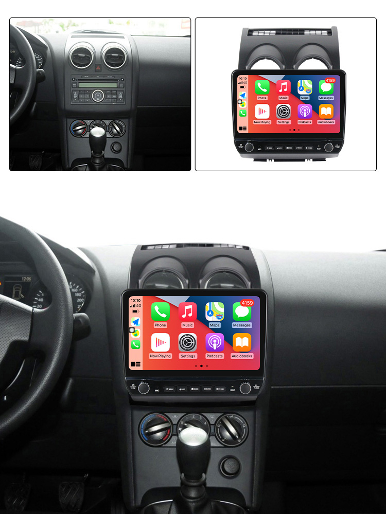 Navigatie dedicata Qashqai 2006-2013 cu butoane rotative model 2024, 9 Inch, 2GB RAM 32GB ROM, Quadcore, Android 13, WiFi, Bluetooth, Magazin Play [4]