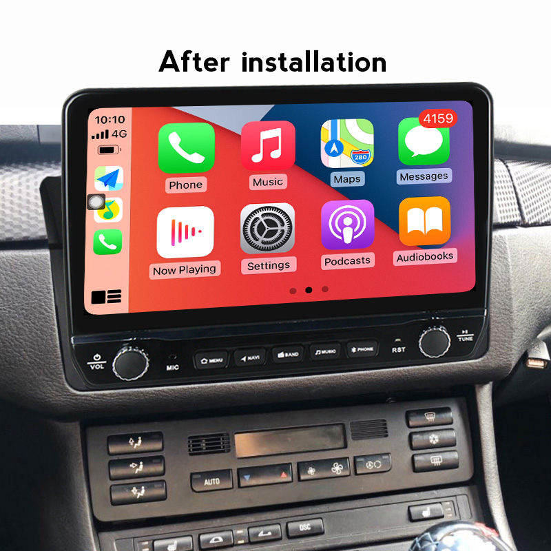 Navigatie dedicata BMW E46 cu butoane rotative model 2024, 9 Inch, 2GB RAM 32GB ROM, Quadcore, Android 13, WiFi, Bluetooth, Magazin Play [2]