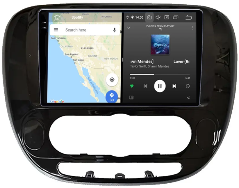 Navigatie dedicata KIA Soul 2013-2019, 12GB RAM 256GB ROM, Android 13, Rezolutie 2K, Display QLED, 9", DSP, Carplay, Android Auto, Internet, Youtube, Waze, Wi Fi, USB [2]