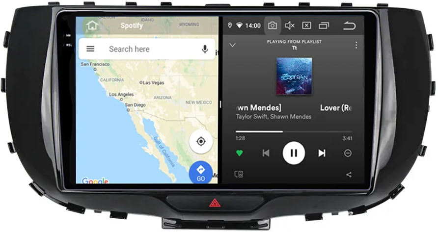 Navigatie dedicata KIA Soul 2019-2020, 12GB RAM 256GB ROM, Android 13, Rezolutie 2K, Display QLED, 9", DSP, Carplay, Android Auto, Internet, Youtube, Waze, Wi Fi, USB [4]