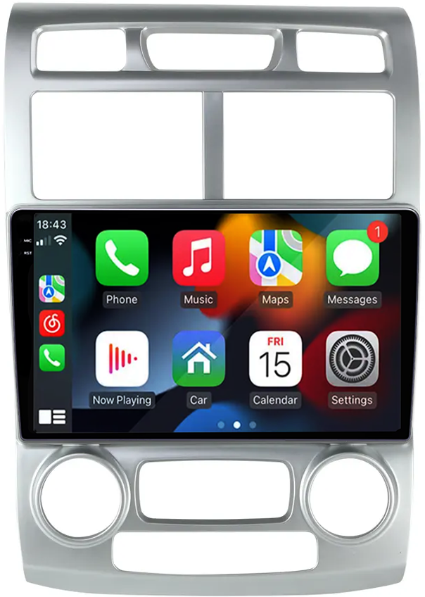 Navigatie dedicata Kia Sportage 2004-2007, 12GB RAM 256GB ROM, Android 13, Rezolutie 2K, Display QLED, 9", DSP, Carplay, Android Auto, Internet, Youtube, Waze, Wi Fi, USB [3]