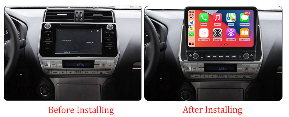 Navigatie dedicata Prado 2017-2018 cu butoane rotative model 2024, 10 Inch, 2GB RAM 32GB ROM, Quadcore, Android 13, WiFi, Bluetooth, Magazin Play [6]