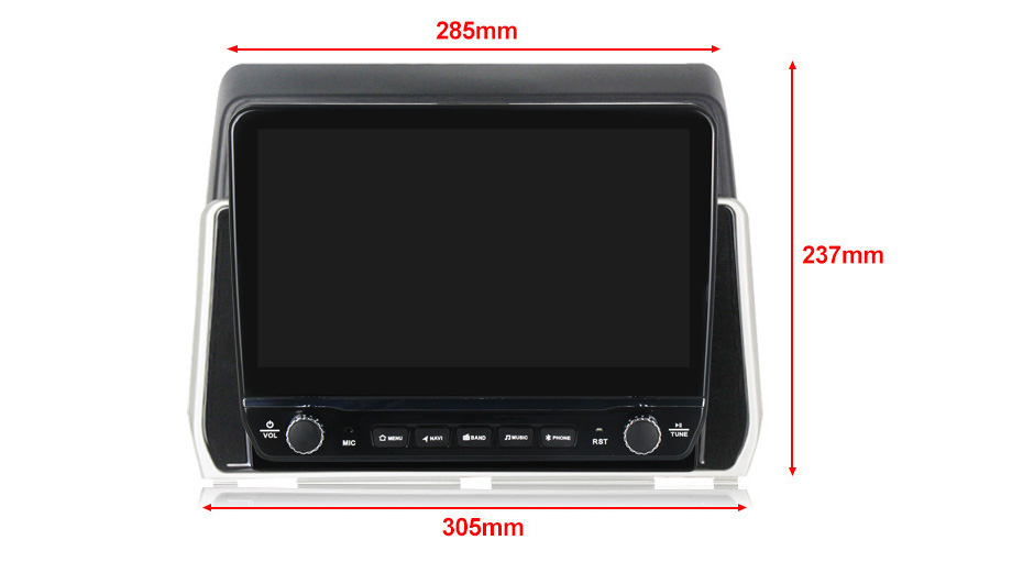 Navigatie dedicata Prado 2017-2018 cu butoane rotative model 2024, 10 Inch, 2GB RAM 32GB ROM, Quadcore, Android 13, WiFi, Bluetooth, Magazin Play [5]
