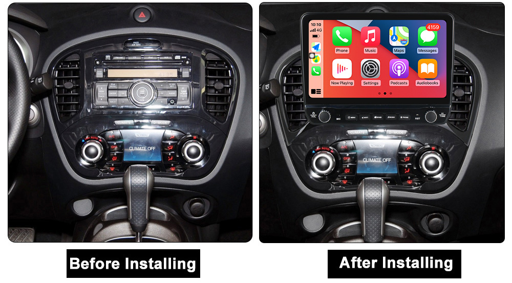 Navigatie dedicata Juke 2010-2014 cu butoane rotative model 2024, 9 Inch, 2GB RAM 32GB ROM, Quadcore, Android 13, WiFi, Bluetooth, Magazin Play [5]