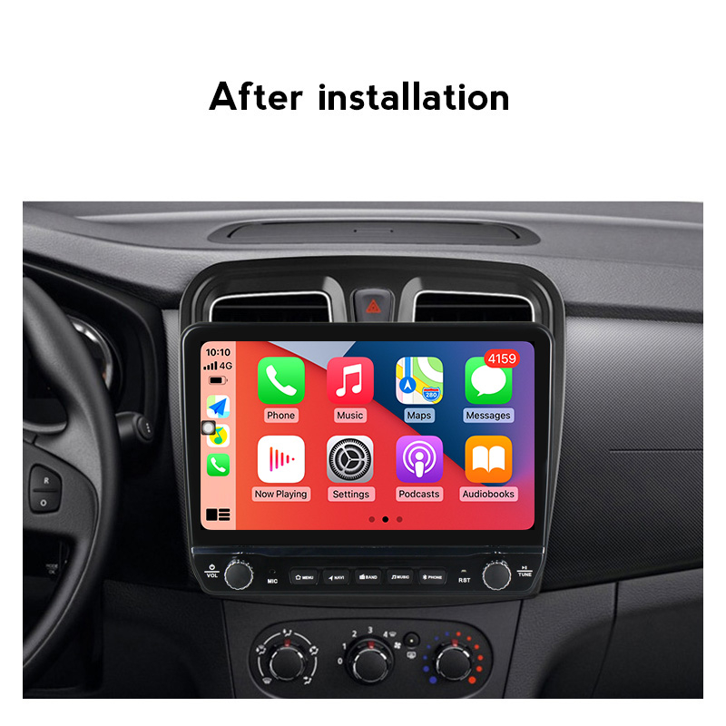 Navigatie dedicata Logan 2014-2019 cu butoane rotative model 2024, 9 Inch, 2GB RAM 32GB ROM, Quadcore, Android 13, WiFi, Bluetooth, Magazin Play [3]