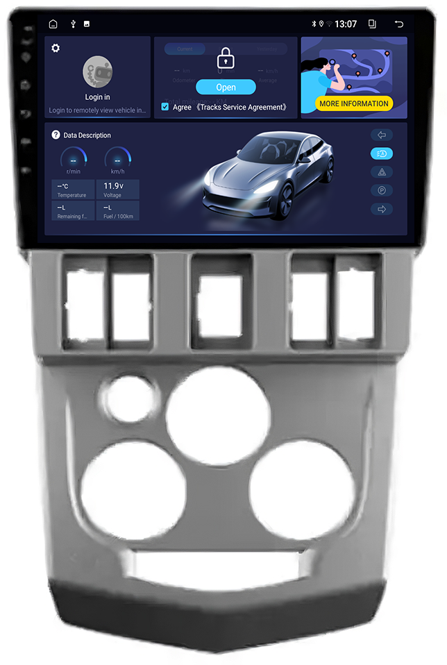(Resigilata) Navigatie dedicata Renault&Dacia, 2GB RAM 32GB ROM, Quad Core, Display 9" IPS Full HD, Carplay&Android Auto, Android 14, Suport camere AHD [1]
