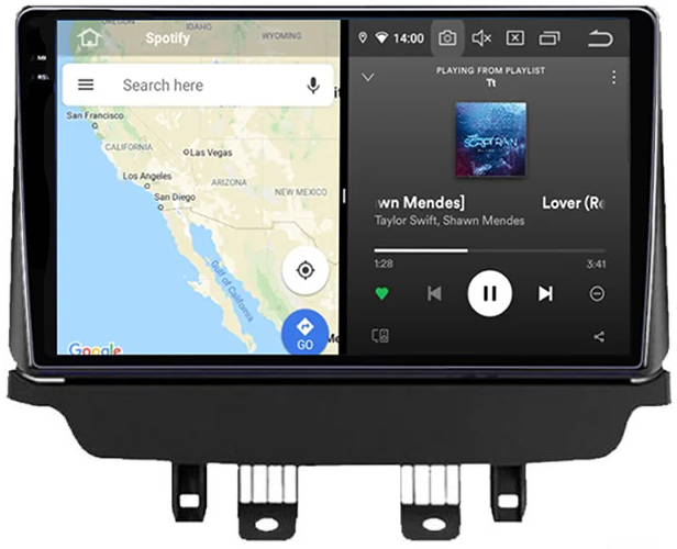 Navigatie dedicata Mazda 2 CX 3 2014-2019, 12GB RAM 256GB ROM, Android 13, Rezolutie 2K, Display QLED, 9", DSP, Carplay, Android Auto, Internet, Youtube, Waze, Wi Fi, USB [4]