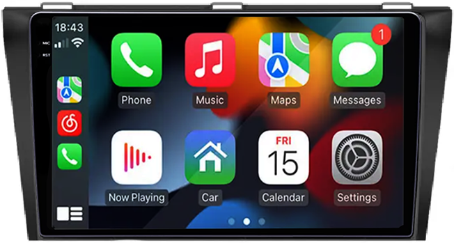 Navigatie dedicata Mazda 3, 12GB RAM 256GB ROM, Android 13, Rezolutie 2K, Display QLED, 9", DSP, Carplay, Android Auto, Internet, Youtube, Waze, Wi Fi, USB [2]