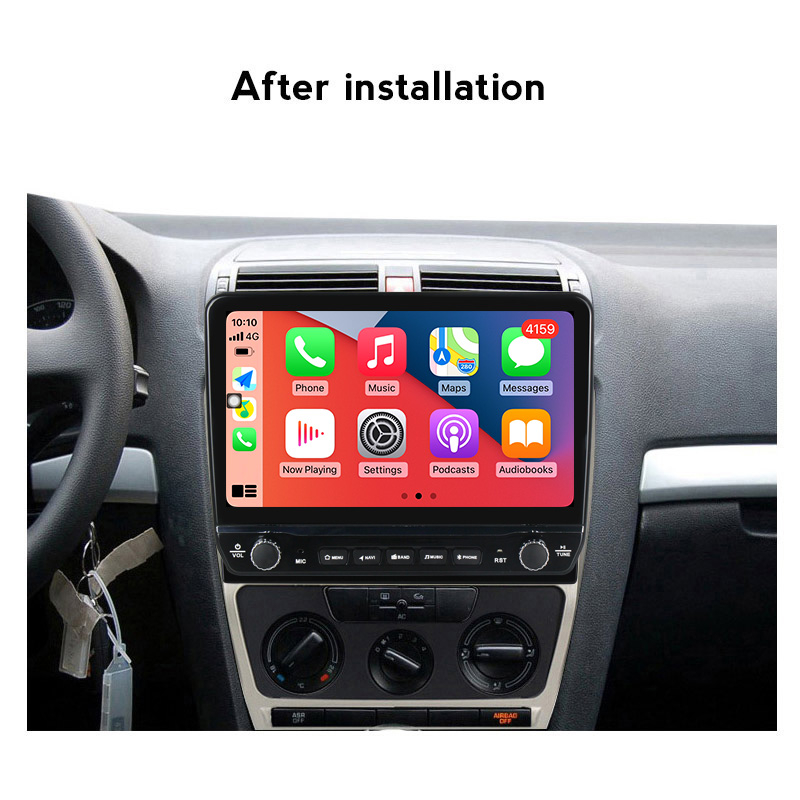 Navigatie dedicata Octavia 2008-2013 cu butoane rotative model 2024, 10 Inch, 2GB RAM 32GB ROM, Quadcore, Android 13, WiFi, Bluetooth, Magazin Play [3]