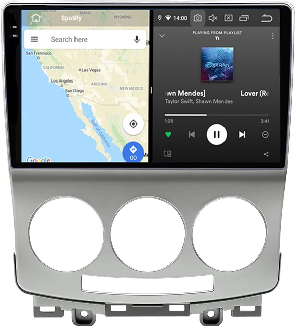 Navigatie dedicata Mazda 5 2005-2010, 12GB RAM 256GB ROM, Android 13, Rezolutie 2K, Display QLED, 9", DSP, Carplay, Android Auto, Internet, Youtube, Waze, Wi Fi, USB [4]