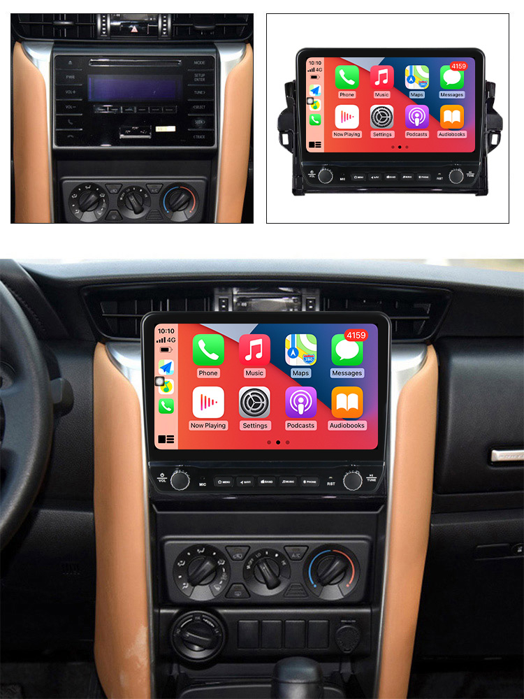 Navigatie dedicata Fortuner 2015-2020 cu butoane rotative model 2024, 9 Inch, 2GB RAM 32GB ROM, Quadcore, Android 13, WiFi, Bluetooth, Magazin Play [4]