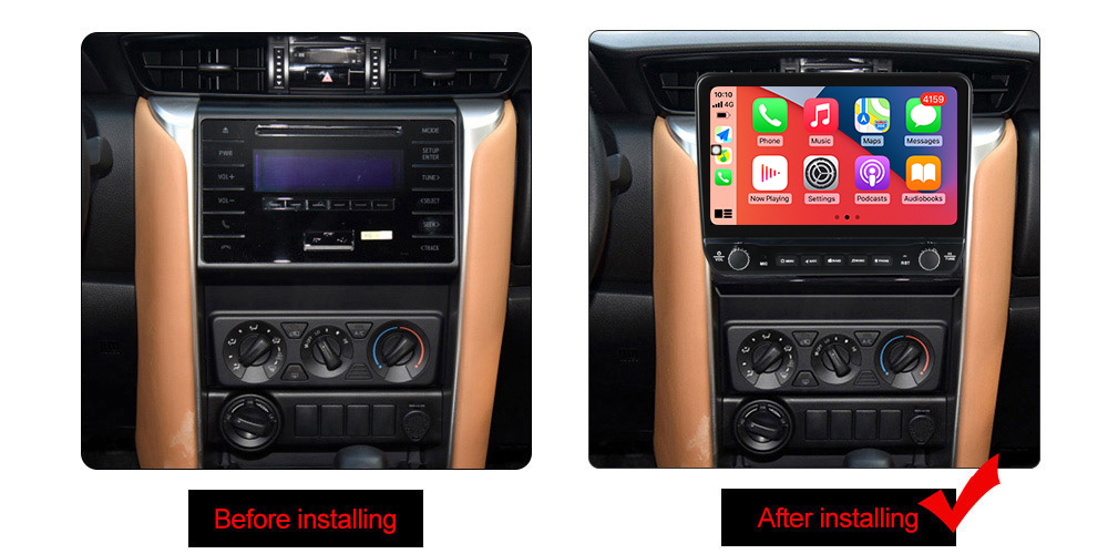 Navigatie dedicata Fortuner 2015-2020 cu butoane rotative model 2024, 9 Inch, 2GB RAM 32GB ROM, Quadcore, Android 13, WiFi, Bluetooth, Magazin Play [5]