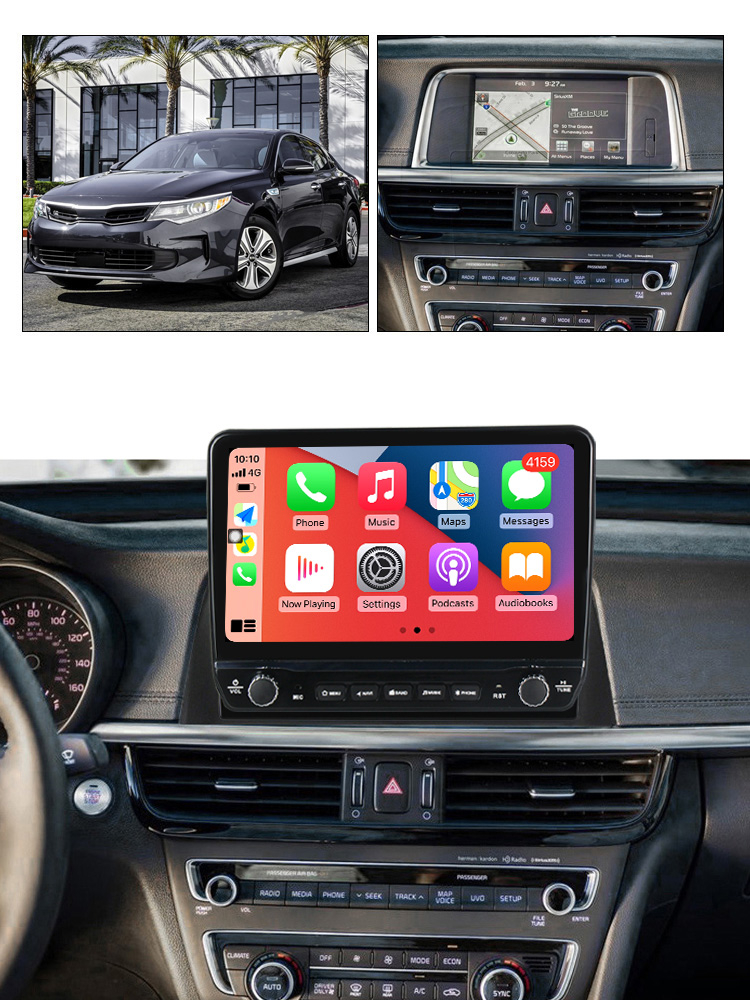 Navigatie dedicata Optima 4 JF 2015-2020 cu butoane rotative model 2024, 10 Inch, 2GB RAM 32GB ROM, Quadcore, Android 13, WiFi, Bluetooth, Magazin Play [4]