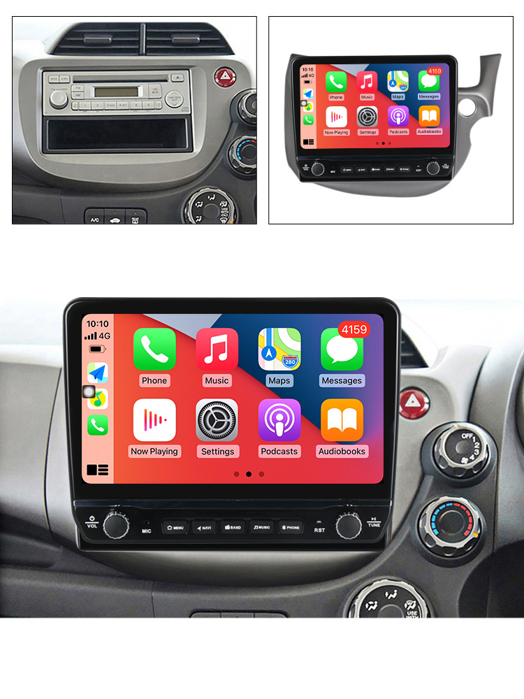Navigatie dedicata Honda Jazz 2007-2014 cu butoane rotative model 2024, 10 Inch, 2GB RAM 32GB ROM, Quadcore, Android 13, WiFi, Bluetooth, Magazin Play [5]