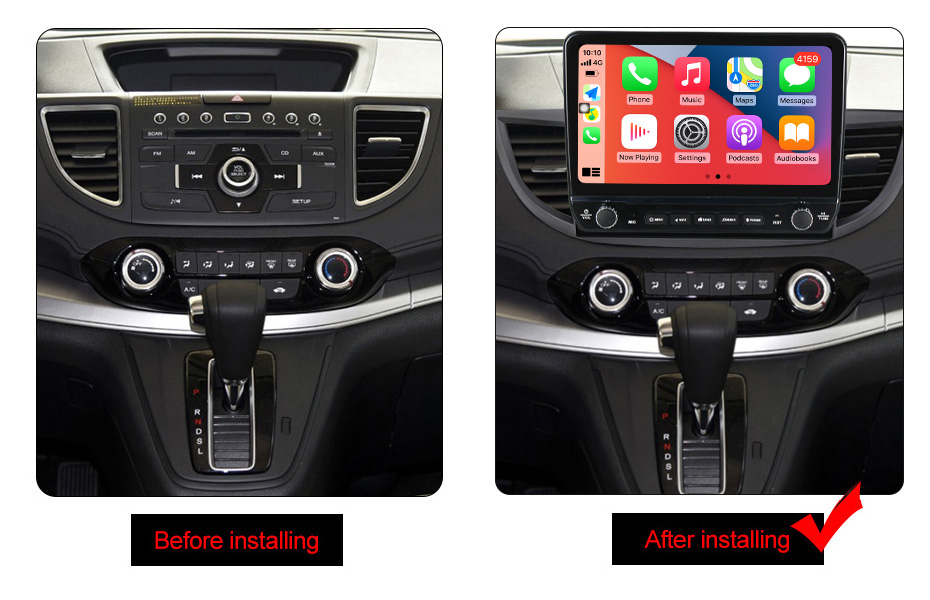 Navigatie dedicata CRV 2012-2016(AB) cu butoane rotative model 2024, 10 Inch, 2GB RAM 32GB ROM, Quadcore, Android 13, WiFi, Bluetooth, Magazin Play [5]