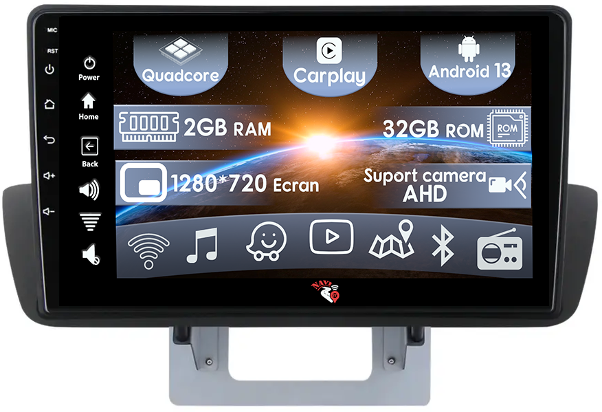 (Resigilata) Navigatie dedicata Mazda BT-50 2012-2018, 2GB RAM 32GB ROM, Quad Core, Display 9" IPS Full HD, Carplay, Android 13, Bluetooth, Magazin Play, Suport camere AHD [1]