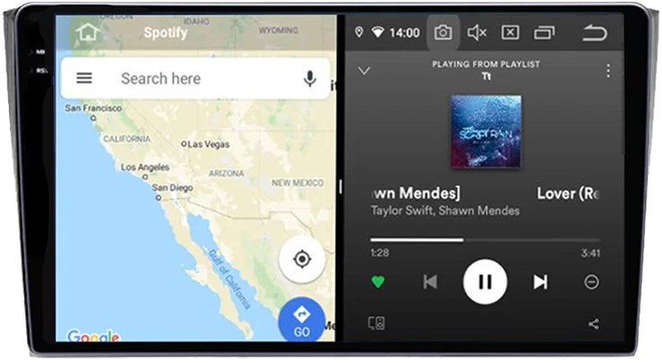 Navigatie dedicata Mazda CX-9 2006-2016, 12GB RAM 256GB ROM, Android 13, Rezolutie 2K, Display QLED, 10", DSP, Carplay, Android Auto, Internet, Youtube, Waze, Wi Fi, USB [4]