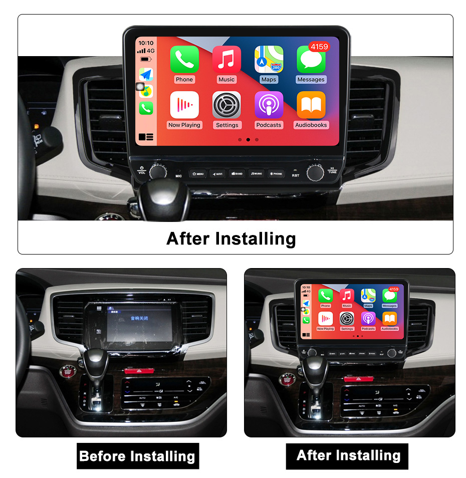 Navigatie dedicata Honda Odyssey 2015-2019 cu butoane rotative model 2024, 4 GB RAM 64 ROM, Quadcore, Android 13, Display QLED, 10", DSP, Carplay, Android Auto, Internet, Youtube , Waze , WI-FI [4]