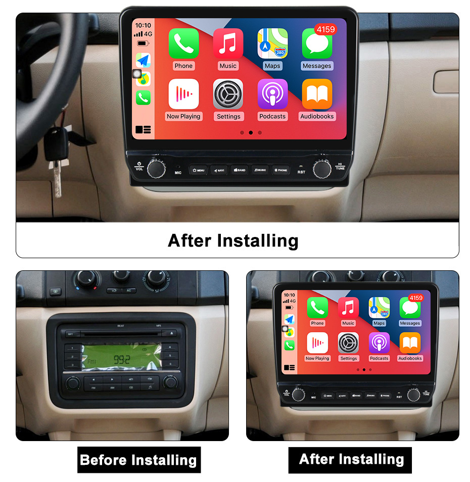 Navigatie dedicata Skoda Fabia 2007-2014 cu butoane rotative model 2024, 10 Inch, 2GB RAM 32GB ROM, Quadcore, Android 13, WiFi, Bluetooth, Magazin Play [5]