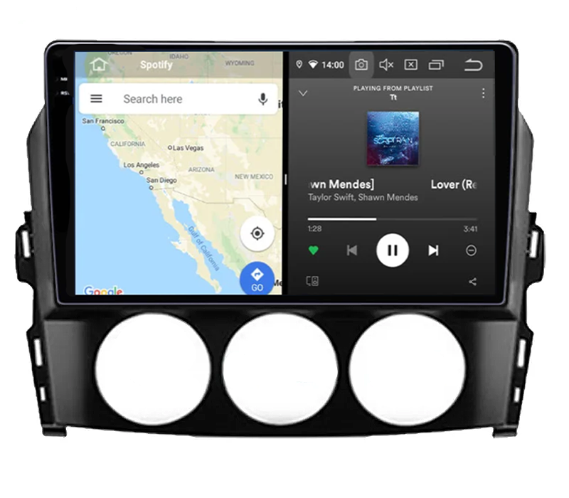 Navigatie dedicata Mazda MX-5 2008-2015, 12GB RAM 256GB ROM, Android 13, Rezolutie 2K, Display QLED, 9", DSP, Carplay, Android Auto, Internet, Youtube, Waze, Wi Fi, USB [4]