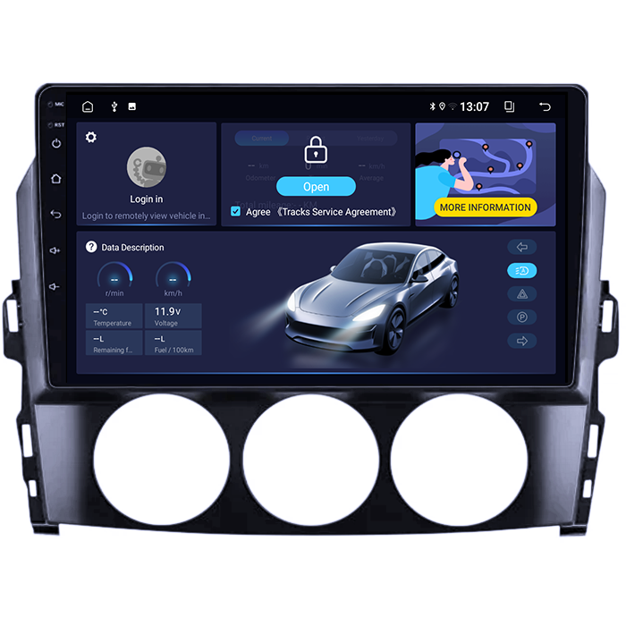(Resigilata) Navigatie dedicata Mazda MX-5 2008-2015, 2GB RAM 32GB ROM, Quad Core, Display 9" IPS Full HD, Carplay, Android 13, Bluetooth, Magazin Play, Suport camere AHD [11]