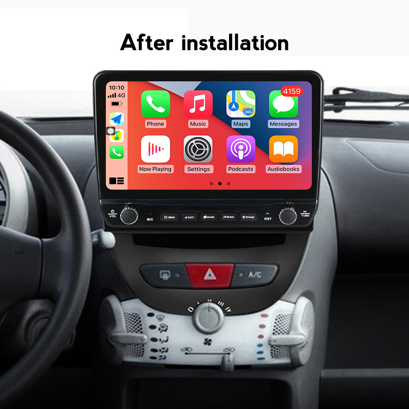 Navigatie dedicata Peugeot 107 2009-2015 10INCH cu butoane rotative model 2024, 10 Inch, 2GB RAM 32GB ROM, Quadcore, Android 13, WiFi, Bluetooth, Magazin Play [3]