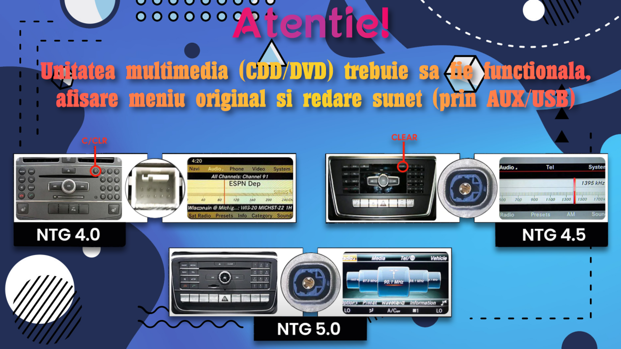 Navigatie dedicata Mercedes Benz 2012-2015 NTG 4.5 platforma Qualcomm Ecran 2k 12.3 inch A GLA CLA G CLS Class NTG4.5 2012-2015 , Octacore 2.0ghz, 8GB RAM 256 ROM CARPLAY -SIM 4G [6]