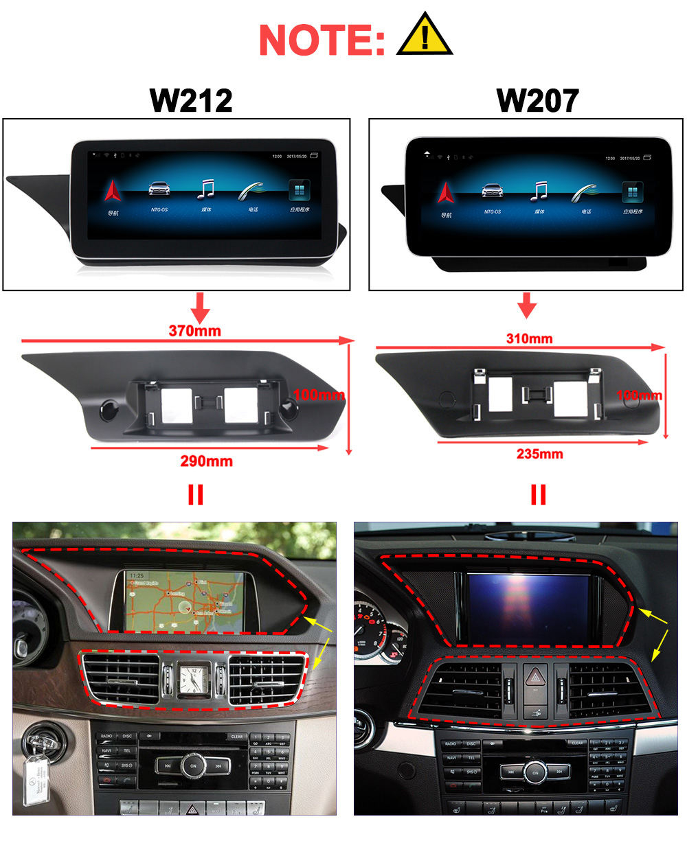 Navigatie dedicata Mercedes-Benz w207 NTG4.5, Android 13, Wireless Carplay si Android auto 6GB RAM 128GB ROM, Octacore 2.0ghz, Display IPS 10.25 inch 1280*720, Microfon Extern [5]