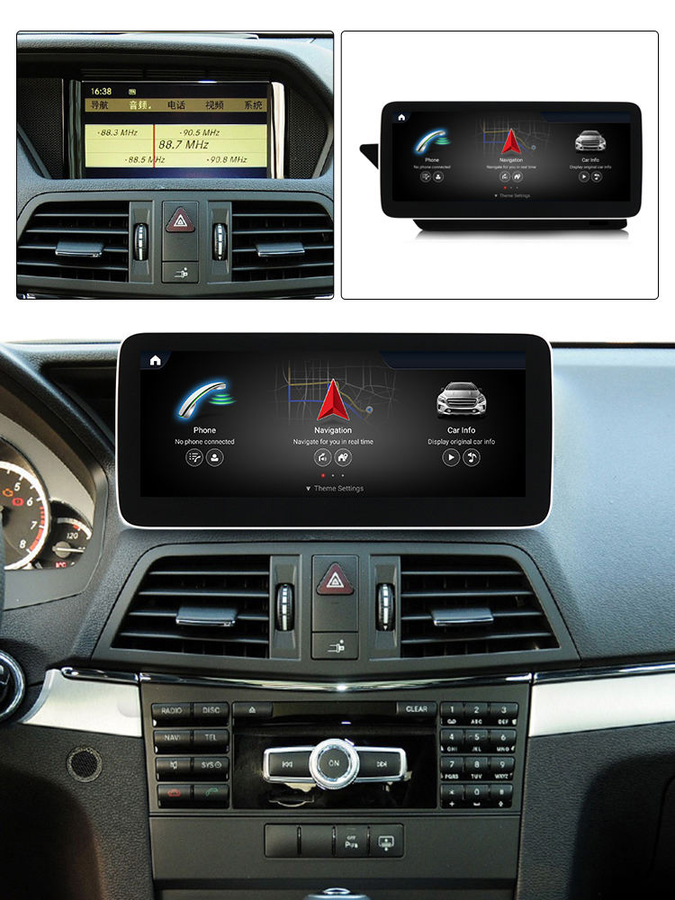 Navigatie dedicata Mercedes-Benz w207 NTG4.5, Android 13, Wireless Carplay si Android auto 6GB RAM 128GB ROM, Octacore 2.0ghz, Display IPS 10.25 inch 1280*720, Microfon Extern [6]