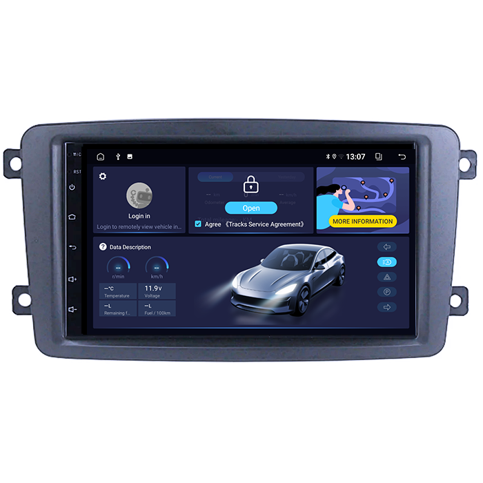 Navigatie dedicata Mercedes Benz W209, W203, 4GB RAM 64GB ROM, Octa Core, Display 7" IPS Full HD, Carplay, Android 13, Bluetooth, Suport camere AHD [5]