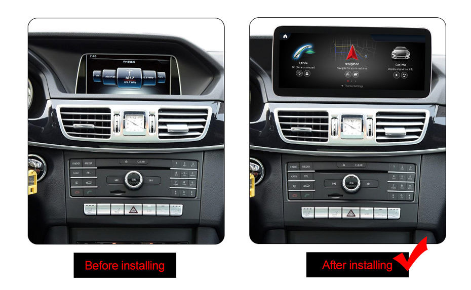 Navigatie dedicata Mercedes-Benz W212 NTG 4.0, Android 13, Wireless Carplay si Android auto 6GB RAM 128GB ROM Octacore 2.0ghz, Display IPS 10.25 inch 1280*720, Microfon Extern [3]
