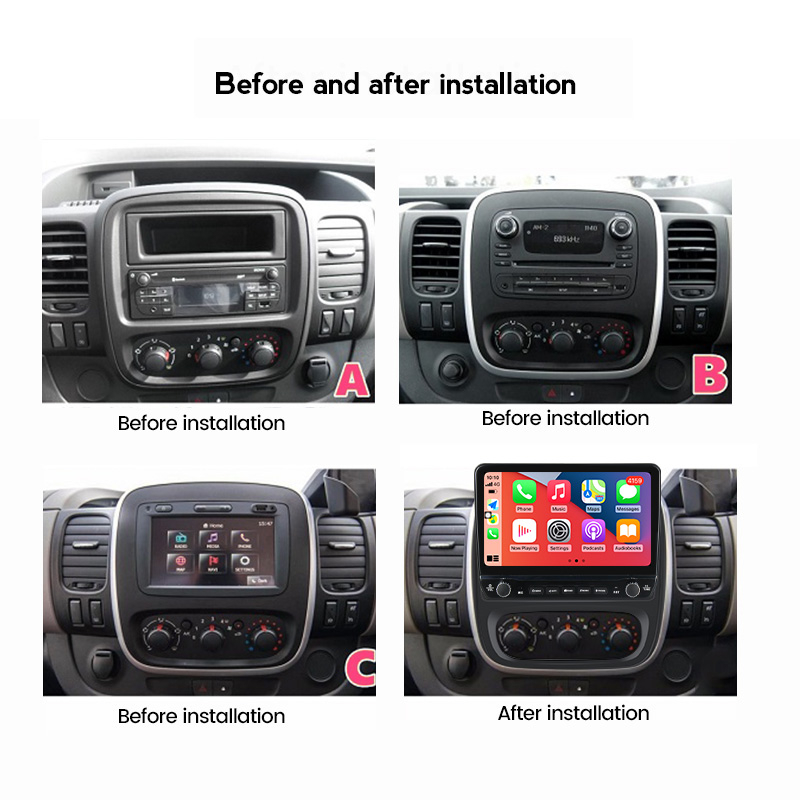 Navigatie dedicata Trafic 3, Opel Vivaro B 2014-2018 cu butoane rotative model 2024, 9 Inch, 2GB RAM 32GB ROM, Quadcore, Android 13, WiFi, Bluetooth, Magazin Play [3]