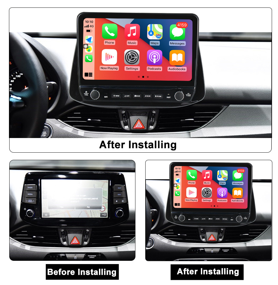 Navigatie dedicata I30 2018 cu butoane rotative model 2024, 10 Inch, 2GB RAM 32GB ROM, Quadcore, Android 13, WiFi, Bluetooth, Magazin Play [5]