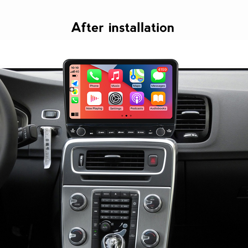 Navigatie dedicata S60 V60 2011-2020 cu butoane rotative model 2024, 9 Inch, 2GB RAM 32GB ROM, Quadcore, Android 13, WiFi, Bluetooth, Magazin Play [3]
