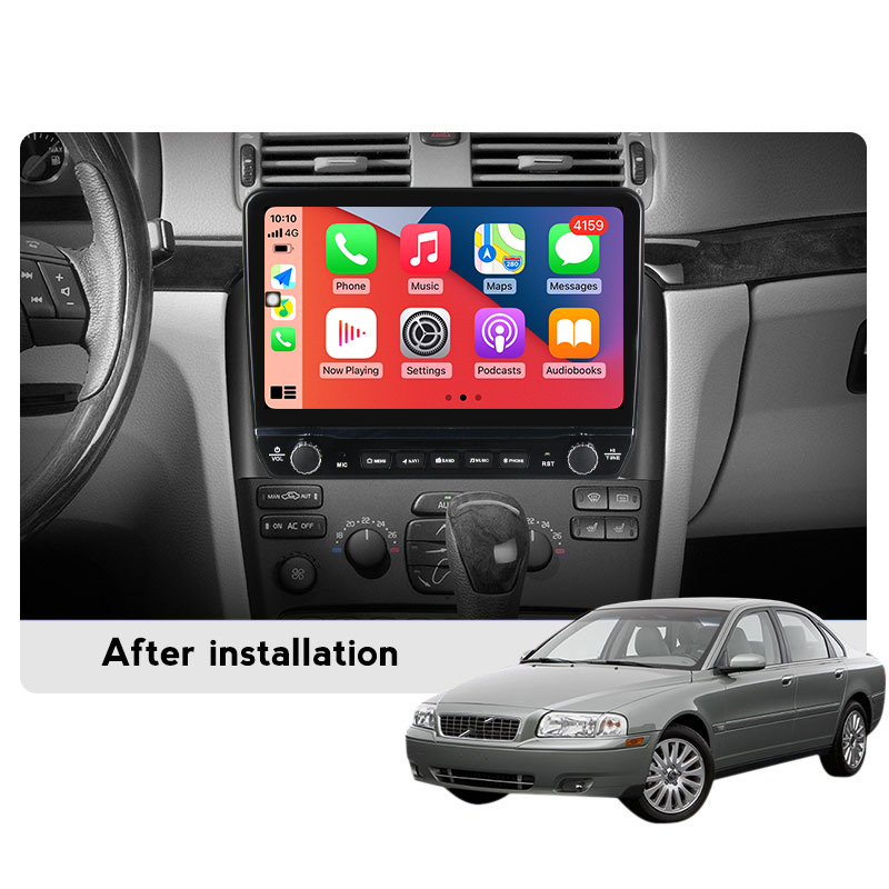 Navigatie dedicata S80 1998-2006 cu butoane rotative model 2024, 9 Inch, 2GB RAM 32GB ROM, Quadcore, Android 13, WiFi, Bluetooth, Magazin Play [3]