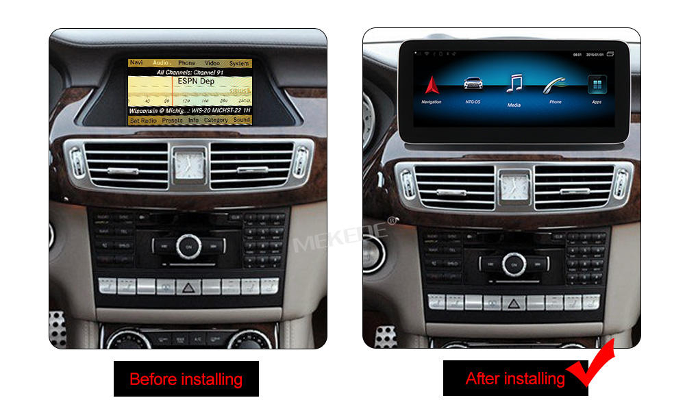 Navigatie dedicata Mercedes CLS W218 NTG5.0, Android 13, Wireless Carplay si Android auto 6GB RAM 128GB ROM, Octacore 2.0ghz, Display IPS 1280*720, 10.25 inch, Microfon Extern [3]