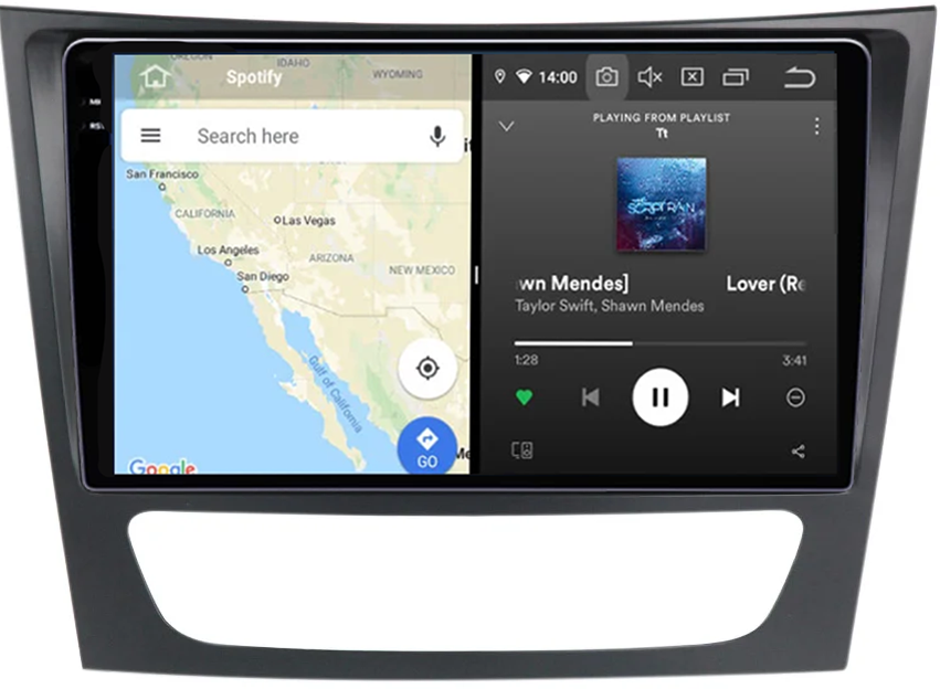 Navigatie dedicata Mercedes E Class W211 2002-2008, 12GB RAM 256GB ROM, Android 13, Rezolutie 2K, Display QLED, 9", DSP, Carplay, Android Auto, Internet, Youtube, Waze, Wi Fi, USB [5]