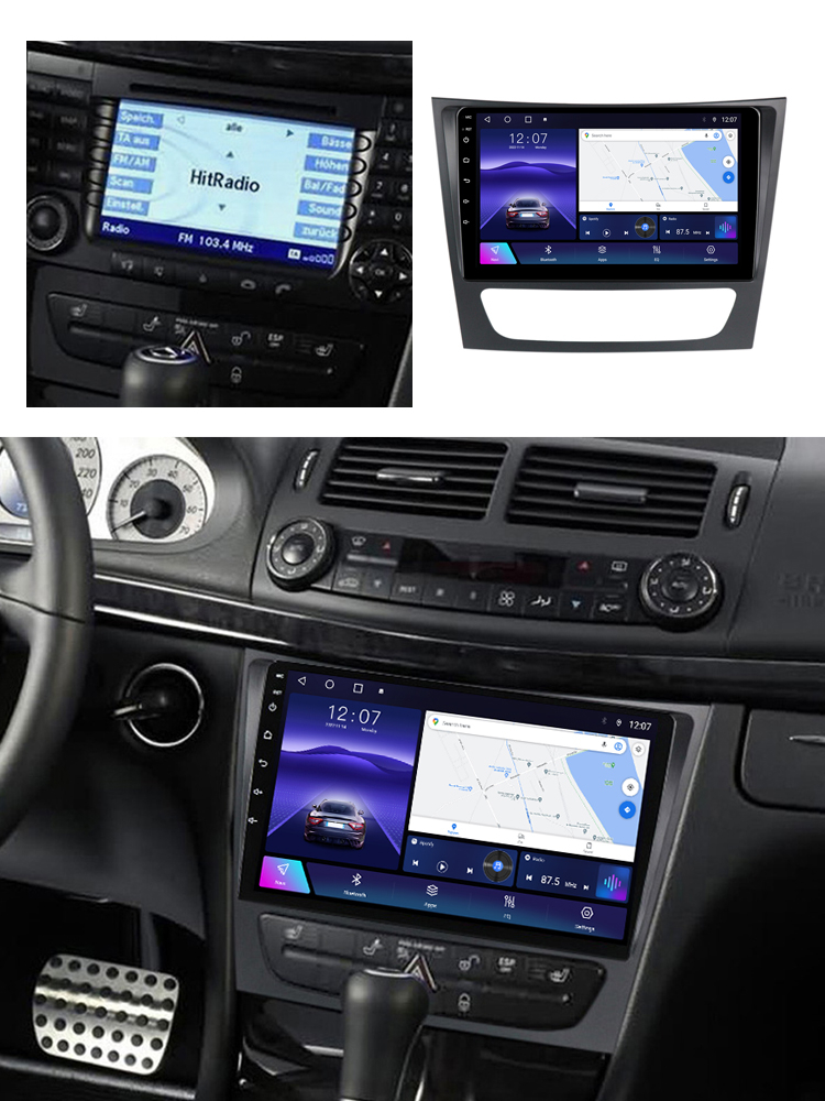 (Resigilata) Navigatie dedicata Mercedes E Class W211, CLS W219, 2GB RAM 32GB ROM, Quad Core, Display 9" IPS Full HD, Carplay, Android 13, Bluetooth, Magazin Play, Suport camere AHD [3]