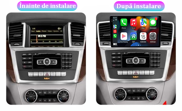 Navigatie dedicata Mercedes ML, GL-Class GL X166 2012-2015, 8GB RAM 128GB ROM, Octacore, Platforma 7862, Android 14, Display QLED 9", Suporta camera 360", DSP, Carpla [4]